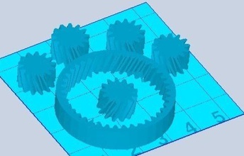 planetary gears 1 pinshape 3d design 3d print model - Mito3D