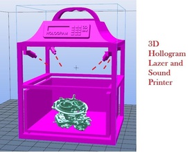 3d 4d holographic printer 5 seconds pinshape 3d-design 3d print model - Mito3D