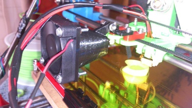 j-head fan duct - prusa i2 greg's extruder pinshape 3d-design 3d print model - Mito3D
