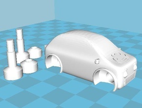 bebekler icin araba pinshape 3d-design 3d print model - Mito3D