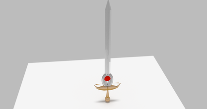 sword pinshape swords protection power 3d print model - Mito3D
