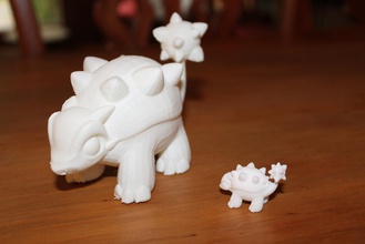 euoplocephalus pinshape jouet app jeux dinosaures dino 3d print model - Mito3D