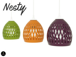 nesty pinshape moda houseold famiglia casa art design paralume lampade lampada 3d print model - Mito3D