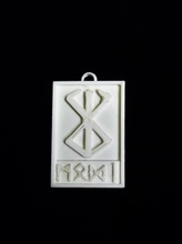 berserker rune kolye pinshape tanrılar modi viking norse 3d print model - Mito3D