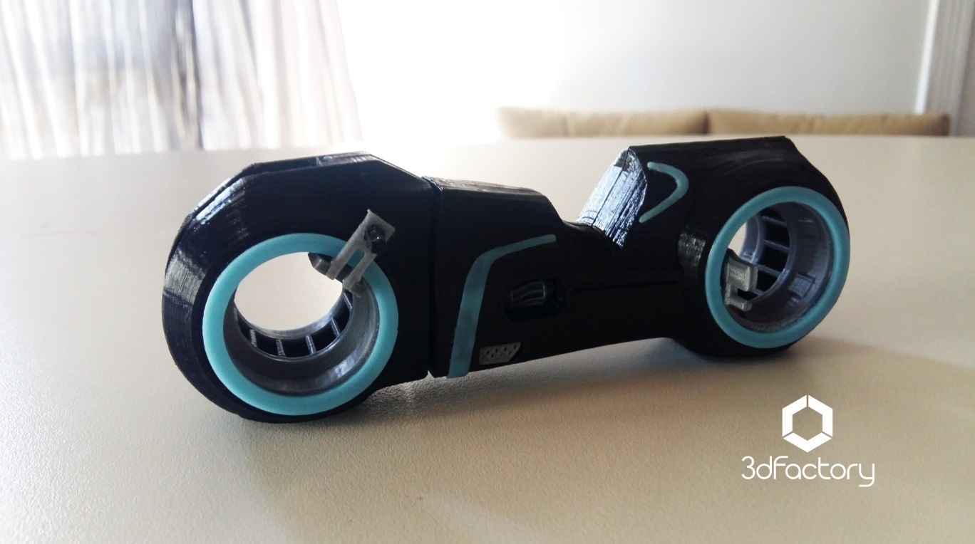 tron legacy light cycle - 3dprintable 3dfactory brasil pinshape motorcycle lightbike 3D print model - Mito3D