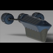 star wars aa 9 coruscant cargo pinshape disegno 3d 3d print model - Mito3D