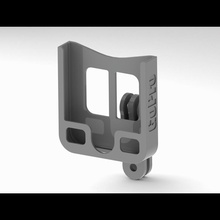 gopro mount phone holder viewer pinshape 3d-design 3d print model - Mito3D