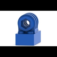 gopro lego block mount pinshape 3d-design 3d print model - Mito3D