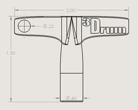 3d tamburo chiave pinshape disegno 3d print model - Mito3D