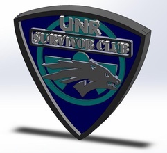 unr survivor club logo pinshape 3d design 3d print model - Mito3D