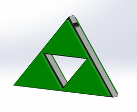 tri force colar pinshape 3d design 3d print model - Mito3D