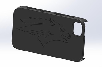 iphone 4s case pinshape 3d-design 3d print model - Mito3D
