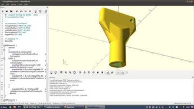 triangle key - customizable pinshape 3d-design 3d print model - Mito3D