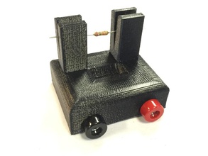 resistor tester stand pinshape 3d-design 3d print model - Mito3D
