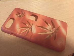 iphone 6 case pot leaves pinshape 3d-design 3d print model - Mito3D