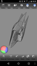 space ship 42 pinshape spaceship 3d print model - Mito3D