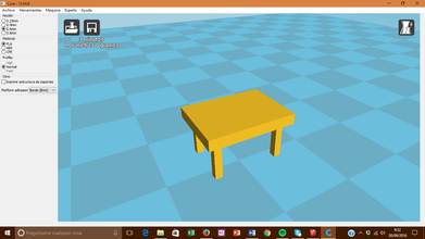 small table pinshape small-object 3d print model - Mito3D