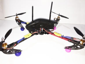 caso drone x525 pinshape xcopter 525 drones vivienda diseño electrónica concurso 3d print model - Mito3D