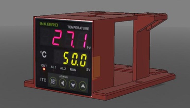 carcaça termostato inkbird itc 100 pinshape 3d design 3d print model - Mito3D