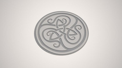 celtic knot easy print pinshape 3d design 3d print model - Mito3D