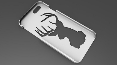 iphone 6 básica caso ciervos pinshape Diseño 3d 3d print model - Mito3D