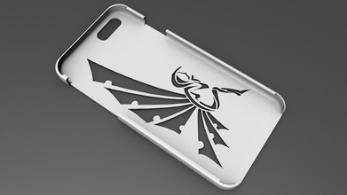 iphone 6 basic case tribal fairy pinshape 3d-design 3d print model - Mito3D
