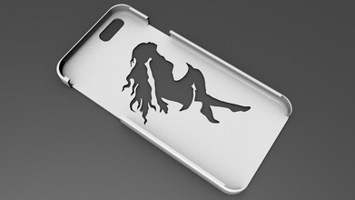 iphone 6 basic case comic girl pinshape 3d-design 3d print model - Mito3D