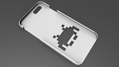 iphone 6 temel olgu space ınvaders pinshape 3d tasarım 3d print model - Mito3D