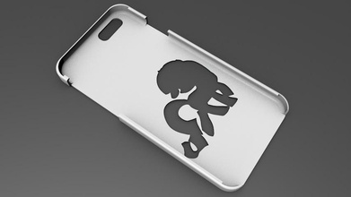 l'iphone 6 base cas poney pinshape Conception 3d 3d print model - Mito3D