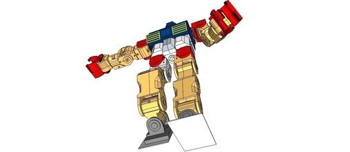 humanóide m1 conceito design pinshape robótica robô bípede bioloid braços 3d print model - Mito3D