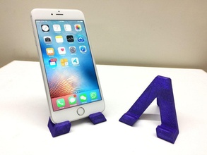 simple phone tablet stand pinshape 3d-design 3d print model - Mito3D