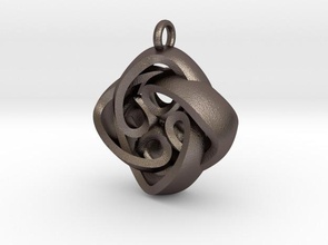 intertravamento celta colar pingente pinshape presente pingentes 3d print model - Mito3D