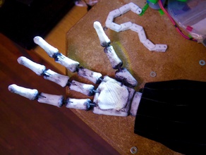 jack skellington articulada mão extender pinshape cosplay 3d print model - Mito3D