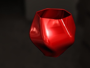 döndürülmüş vazo pinshape madeinitaly İtalya çiçek tasarım 3d baskı 3d print model - Mito3D