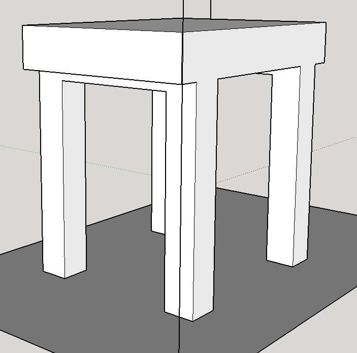 garden table pinshape garden-table 3D print model - Mito3D