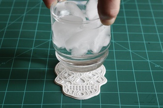 zucchero cranio coaster pinshape halloween prop 3d print model - Mito3D