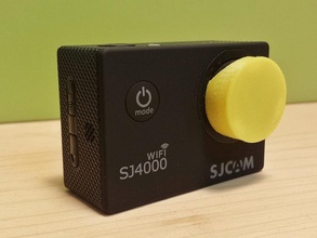 sjcam 4000 bouchon d'objectif pinshape couvercle sjcamm 3d print model - Mito3D