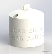 tigela açúcar pinshape azucar azucarero sugar bowl 3d print model - Mito3D