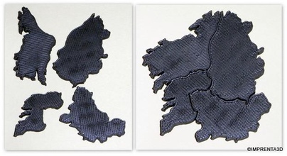 puzzle galice pinshape Conception 3d 3d print model - Mito3D