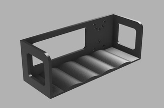 ftc 12v battery holder pinshape design-for-electronics-contest 3d-design 3d print model - Mito3D