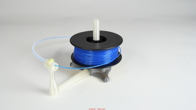 evrensel tek başına filament makara tutucu tam 3d yazdırılabilir pinshape baskı yazıcı yağ yağlama filtre rehberi tüp masaüstü dur carousel kuyruk biriktirme filaman 3d print model - Mito3D