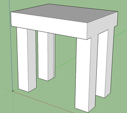 mesa prueba pinshape juego 3d print model - Mito3D