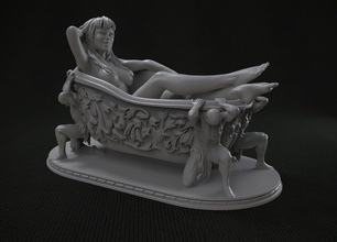 souvenir women pinshape baths baths- 3d print model - Mito3D