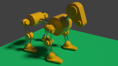 robotic dog pinshape design-for-electronics-contest 3d print model - Mito3D