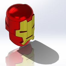 ironman allumé casque pinshape costume prop led feux conception l'électronique concours light up l'abat jour iron man 3d print model - Mito3D