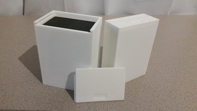 güverte kutusu mtg pokemon yu gi oh pinshape ticaret kart düşündüğü slayt toplantısı magic toplama kapak oyun tutucu özelleştirilebilir çmg kartı 3d print model - Mito3D