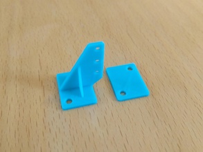 avião rc controle chifres pinshape partes 3d print model - Mito3D