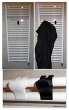 cintre porte serviettes chauffant pinshape appareil chauffage rack serviette crochet bain 3d print model - Mito3D