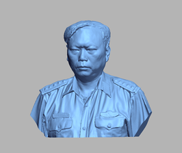 signortuan militare pinshape uomo figure umana 3d print model - Mito3D