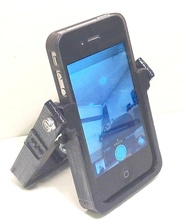 handlestand iphone pinshape handle stand 3d-design 3d print model - Mito3D
